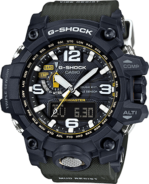 G-Shock Mud Resist 3 Sensor Olive Black