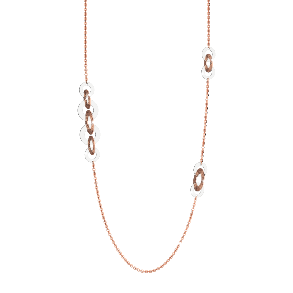 Rebecca Bronze & Steel Necklace