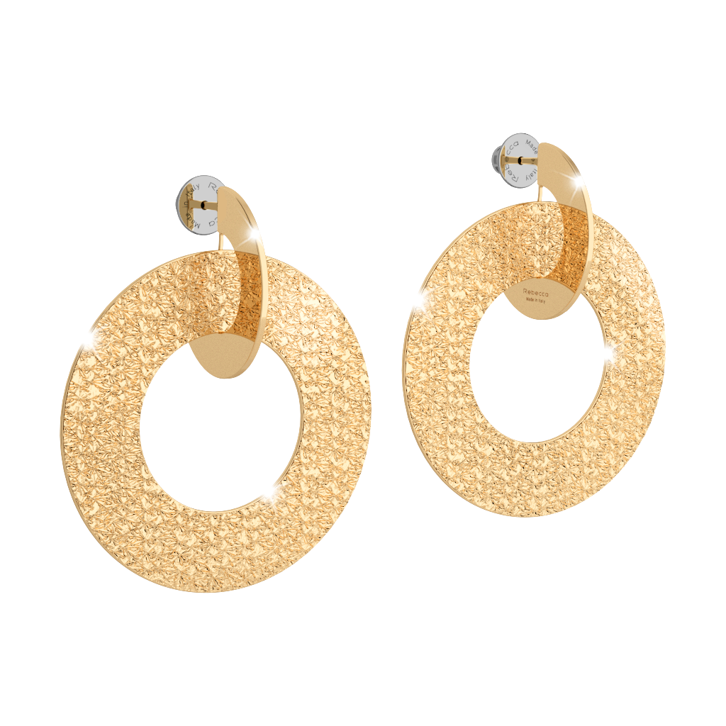 Rebecca Bronze & Steel Earrings