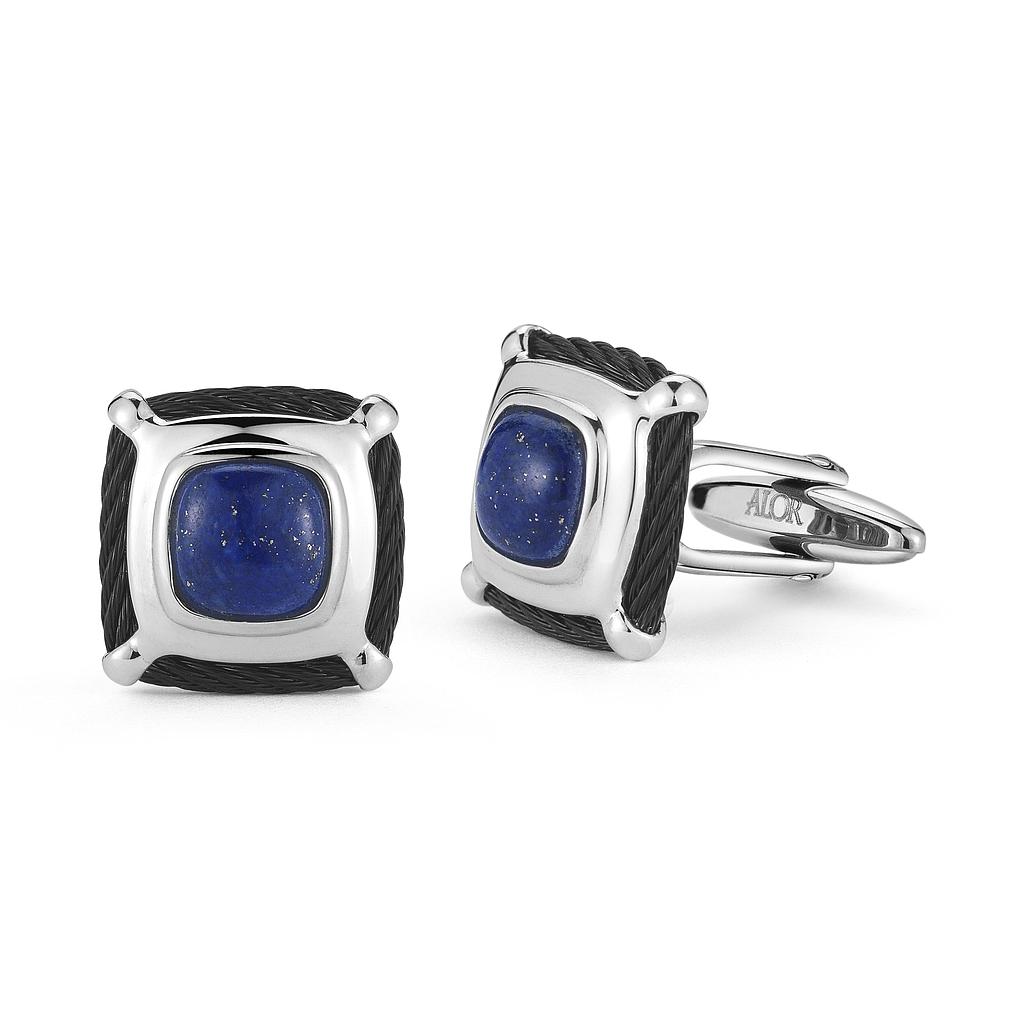 Men Cuff-Ss W/8x8 Cushion Lapis