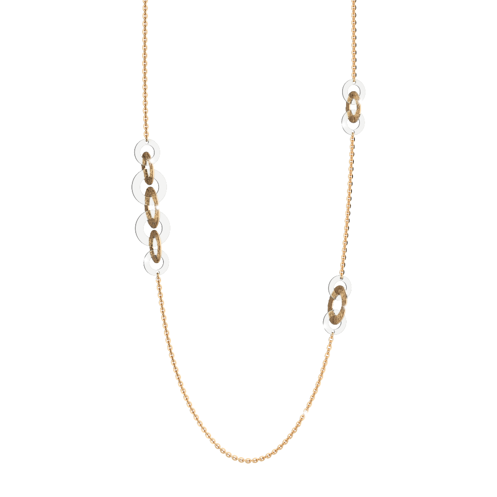 Bronze & Steel Necklace R-Zero