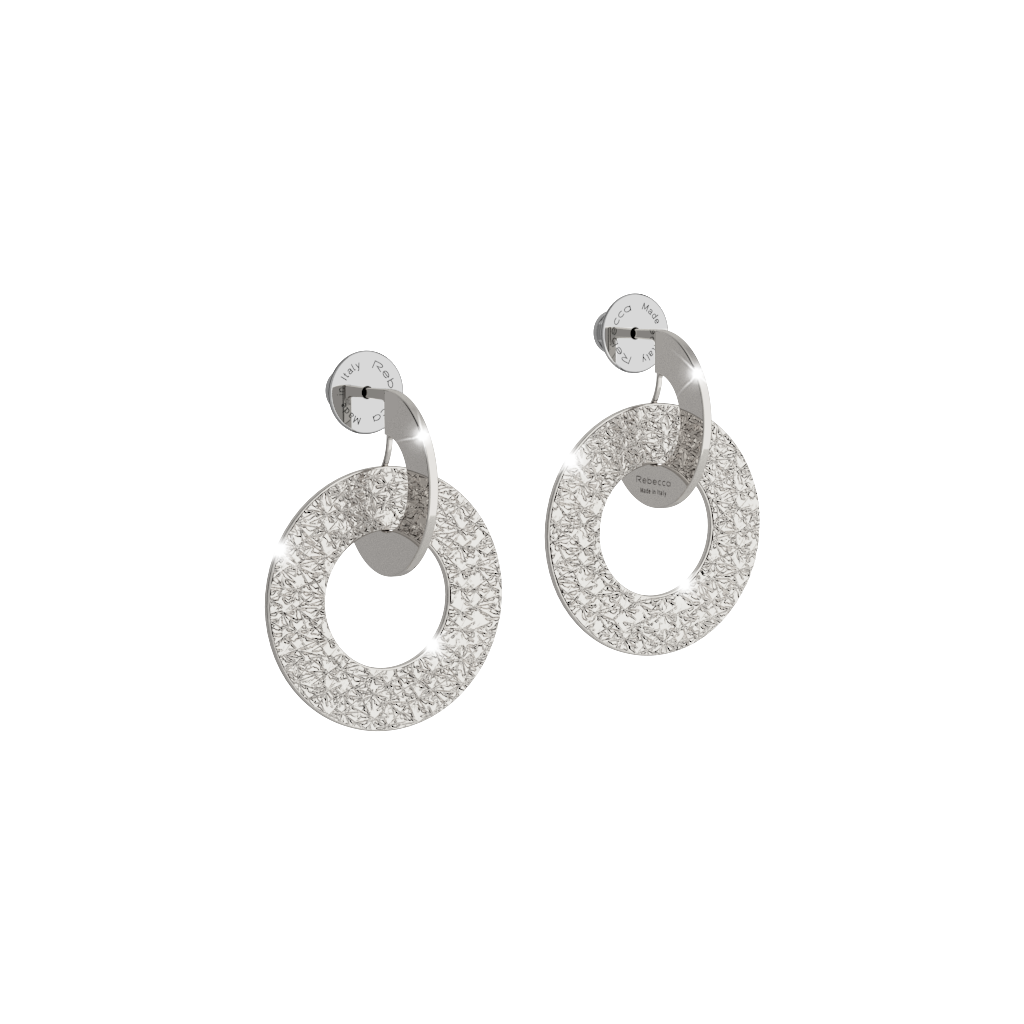 Bronze & Steel Earrings R-Zero