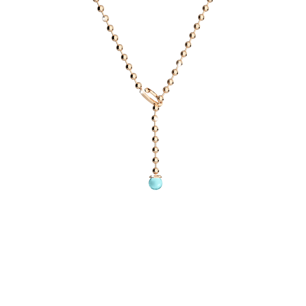 Boulevard Stone Single Green Stone Necklace