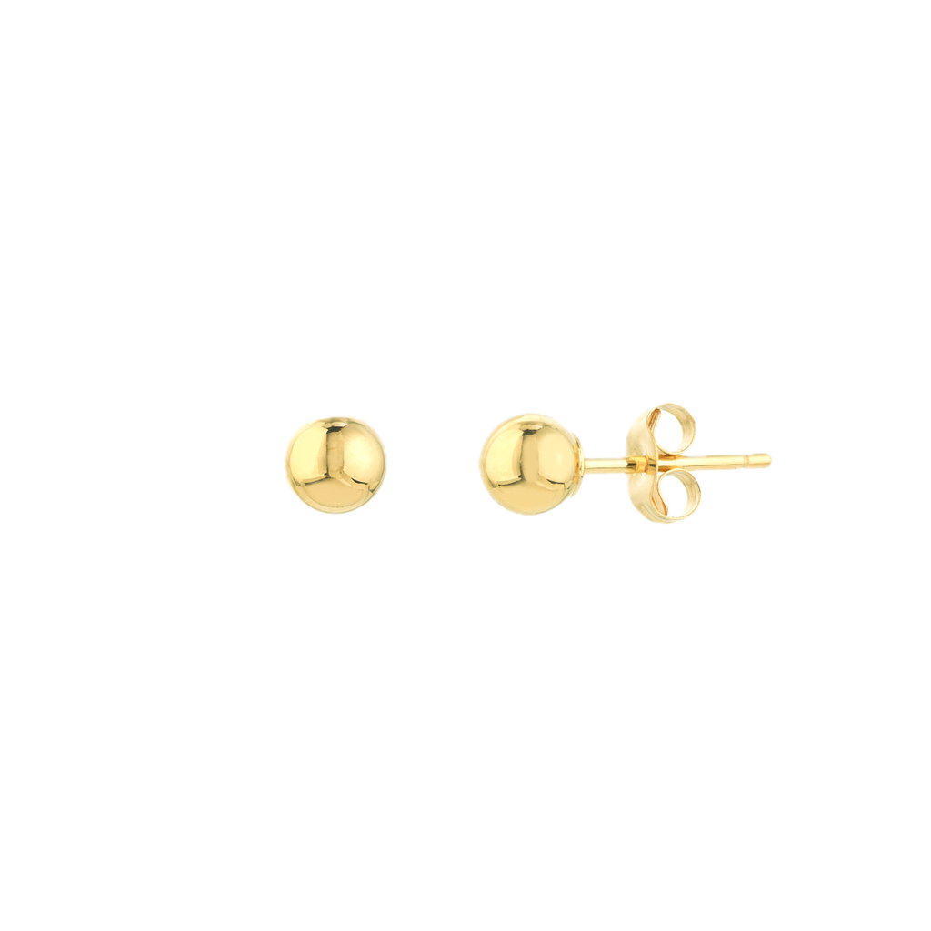14k 4m Ball Earrings