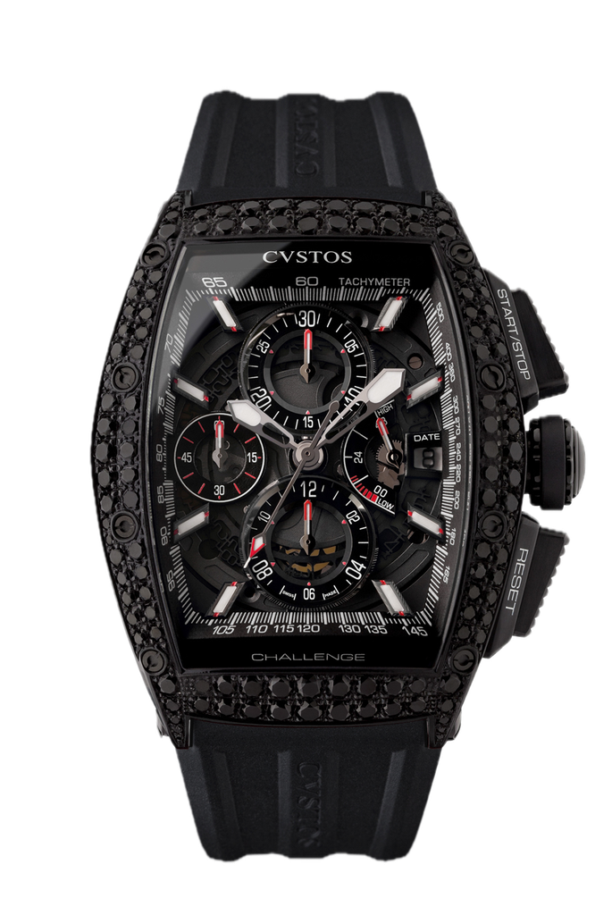 Challenge Chrono 2 Black Diamond Pave Black Pvd