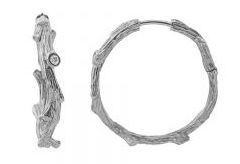 Enchanted Forest 30m Twig Hoops W/Diamonds