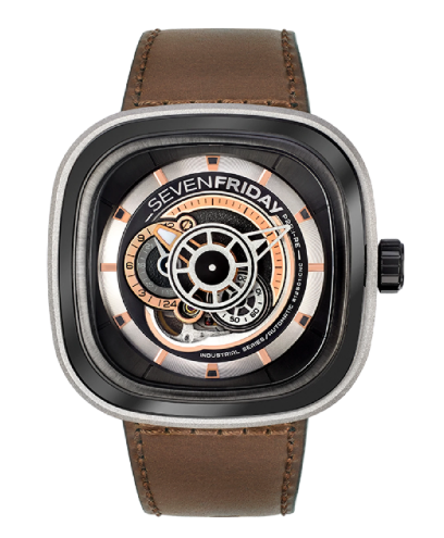 Revolution Sevenfriday On Brown Strap