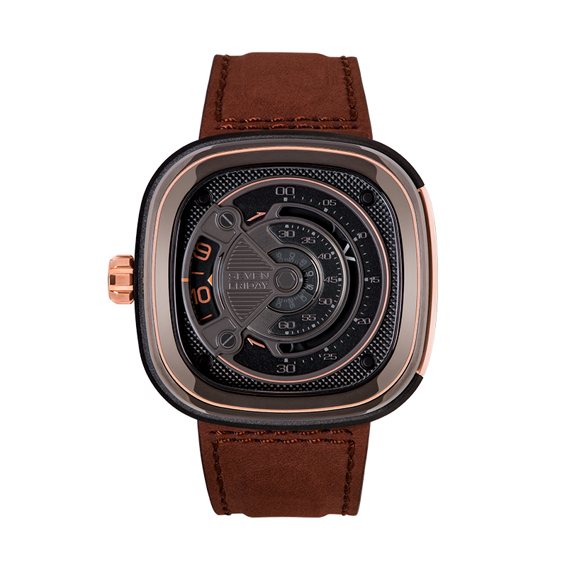 M Series Sevenfriday On Brown Strap