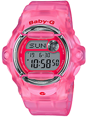 Baby-G Digital Neo Retro Pink