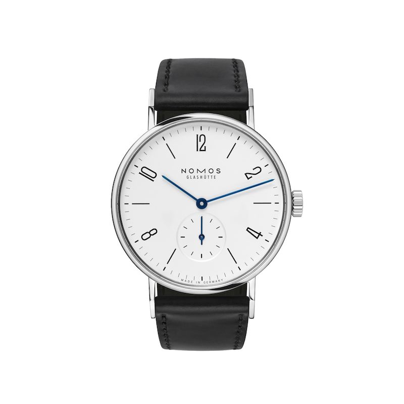 Tangente White Dial On Black Strap