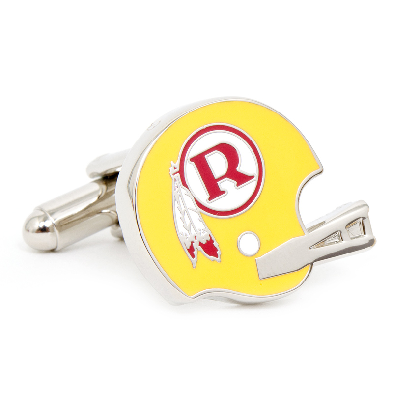 Retro Washington Redskins Helmet Cufflinks