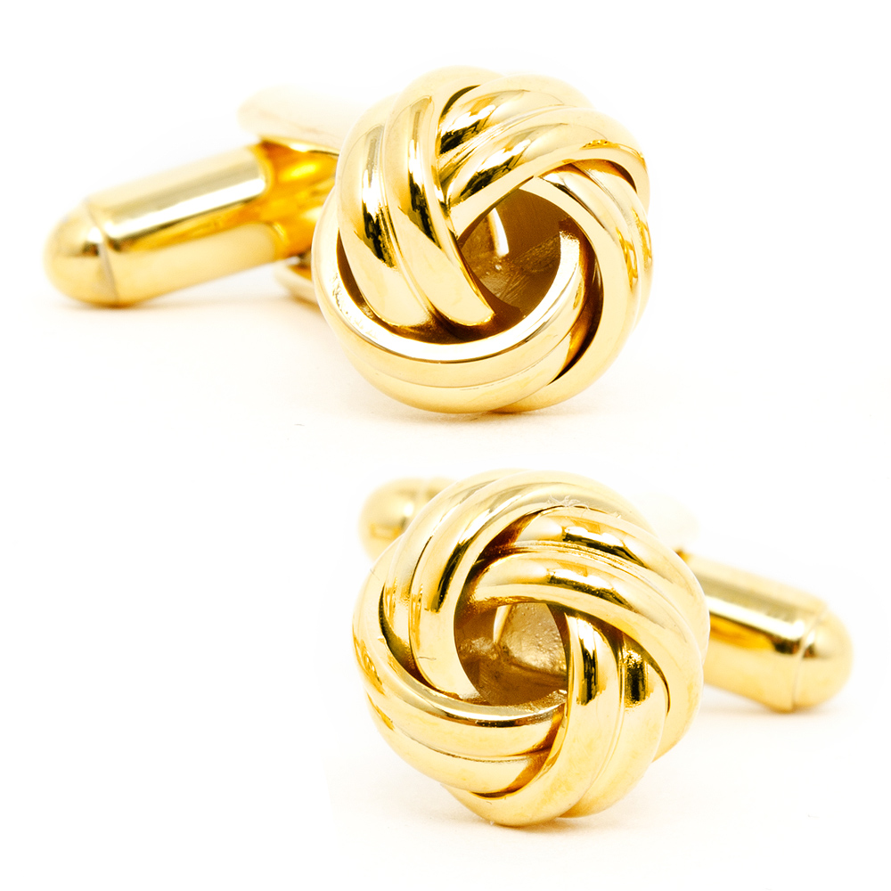Gold Knot Cufflinks