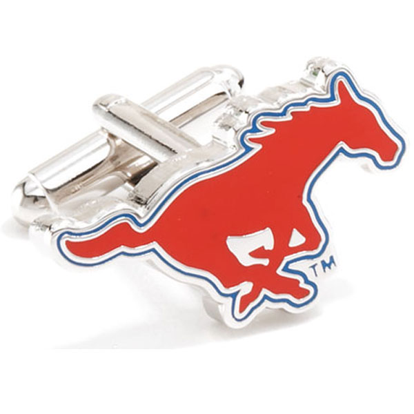 Smu Mustangs Cufflinks