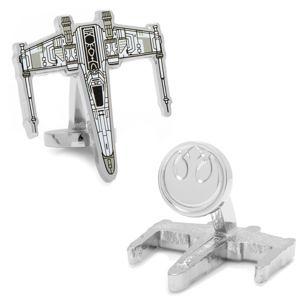 X-Wing Starfighter Blueprint Cufflinks