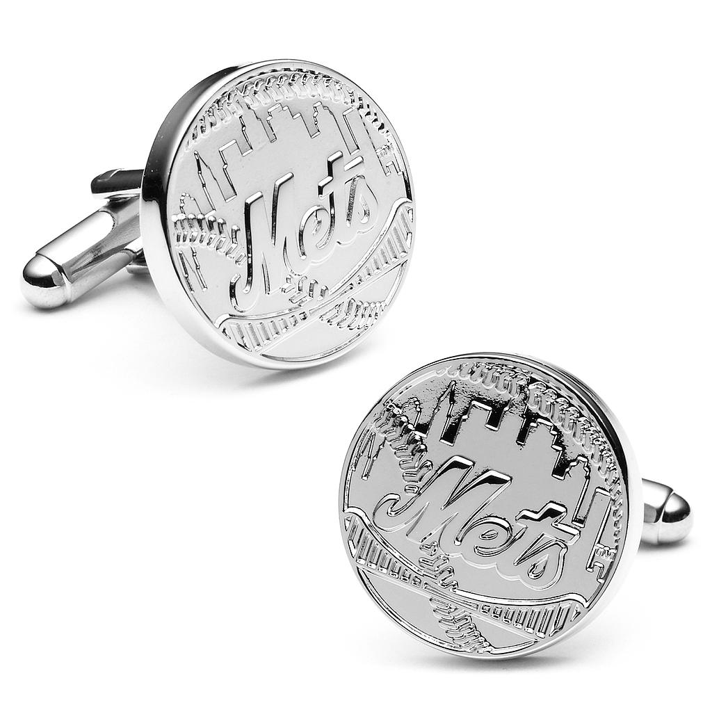 Silver Edition Ny Mets Cufflinks