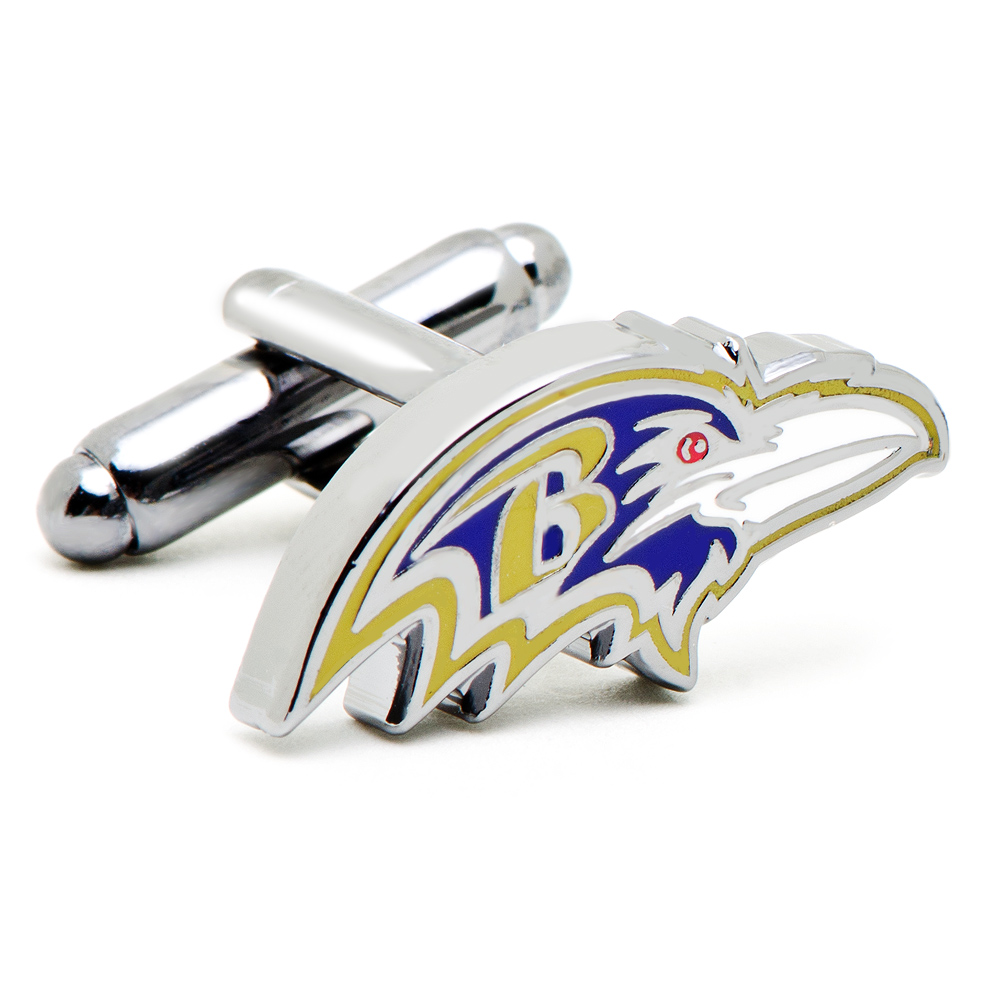Baltimore Ravens Head Cufflinks