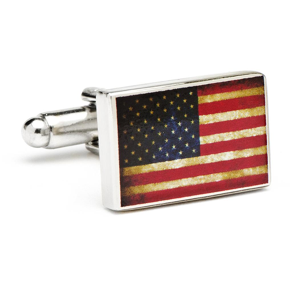 Vintage Usa Flag Cufflinks