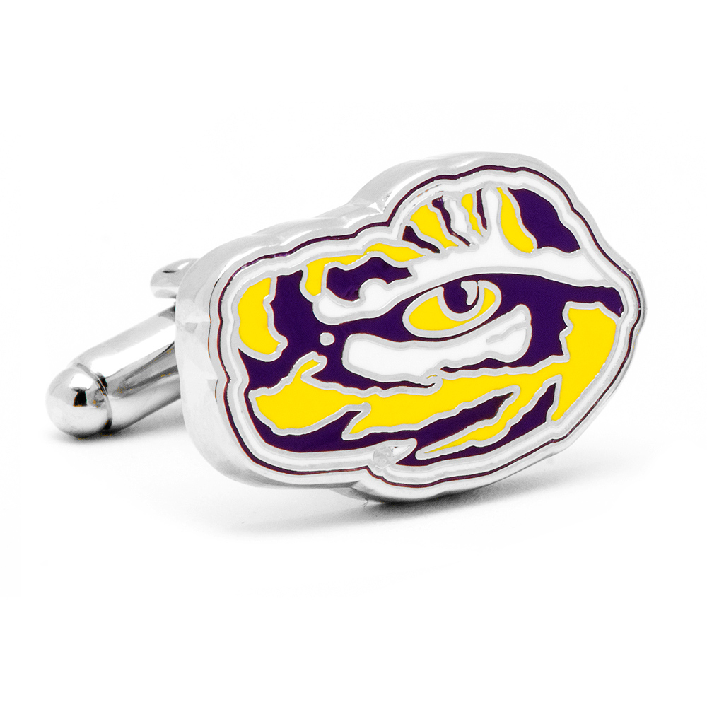 LSU Tiger's Eye Cufflinks