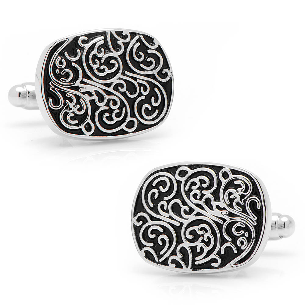 Silver Filigree Cufflinks
