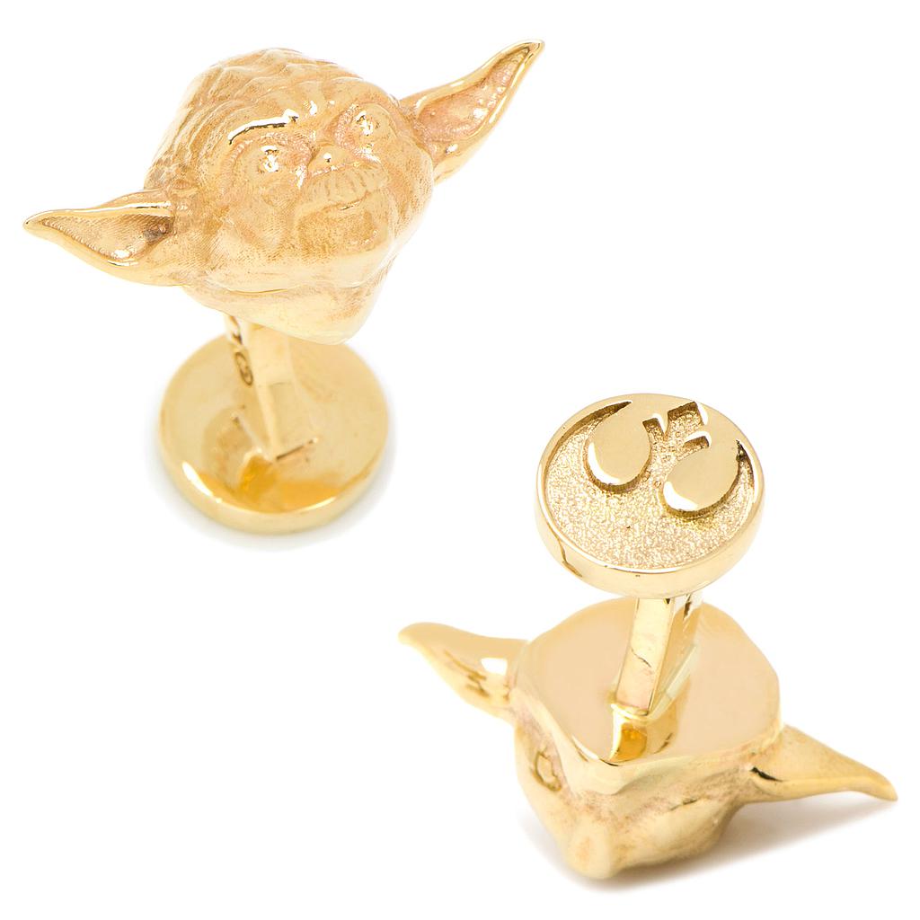 Special Edition 14k Gold Yoda Cufflinks