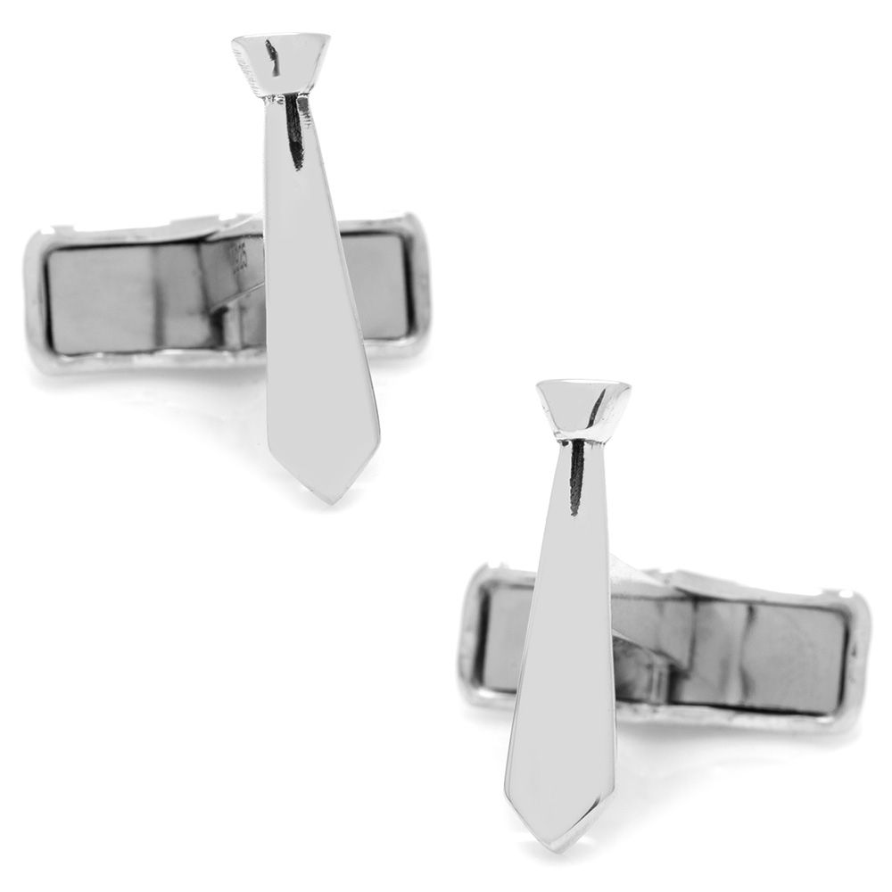 Sterling Tie Cufflinks
