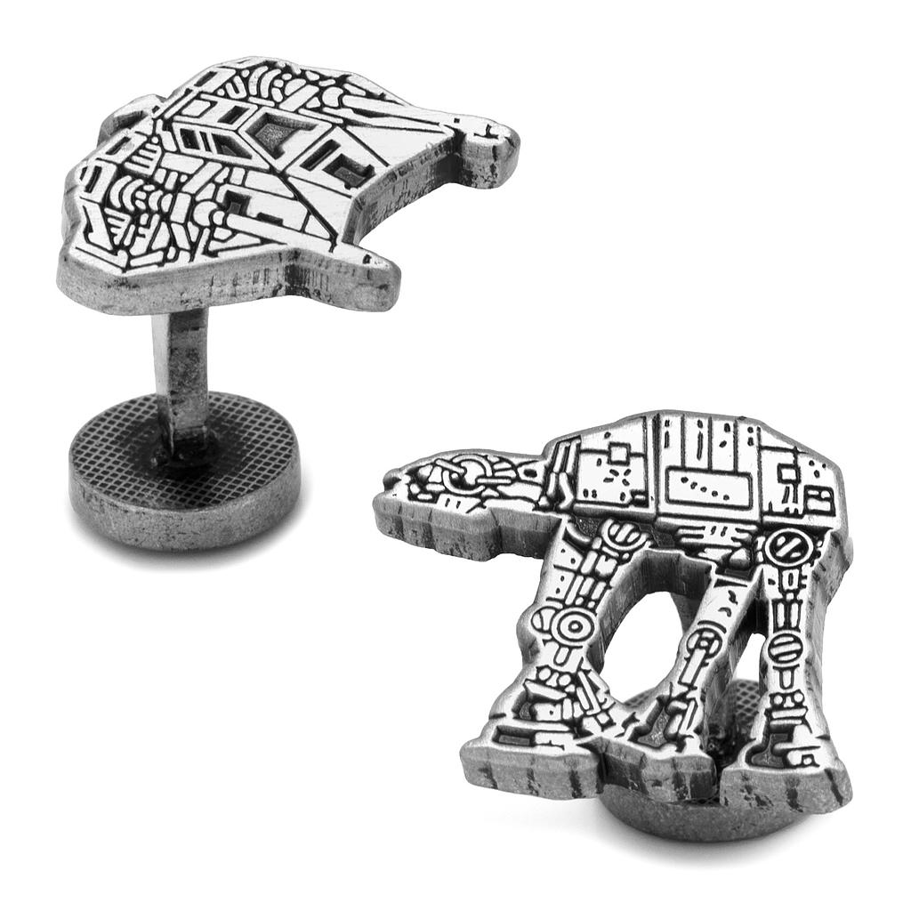 Snowspeeder & At-At Walker Battle Of Hoth Cufflinks