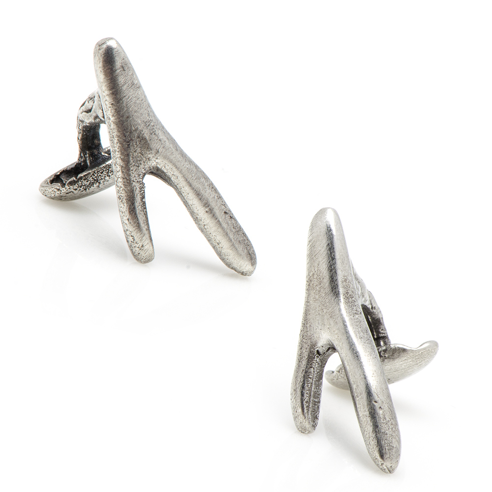Pewter Twig Cufflinks