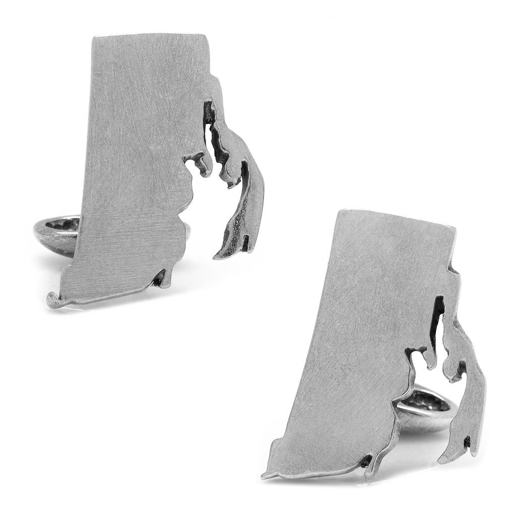 Pewter Rhode Island Cufflinks