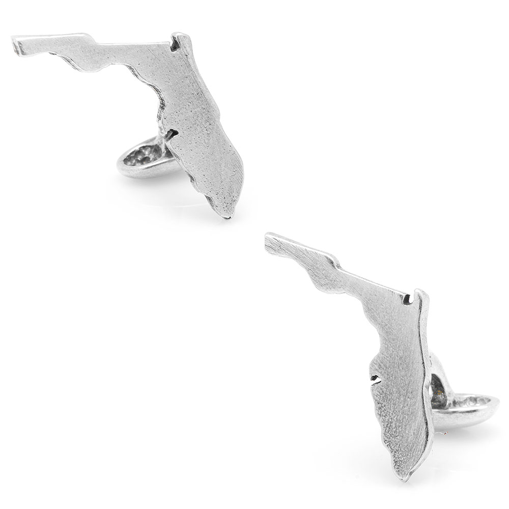 Pewter Florida Cufflinks
