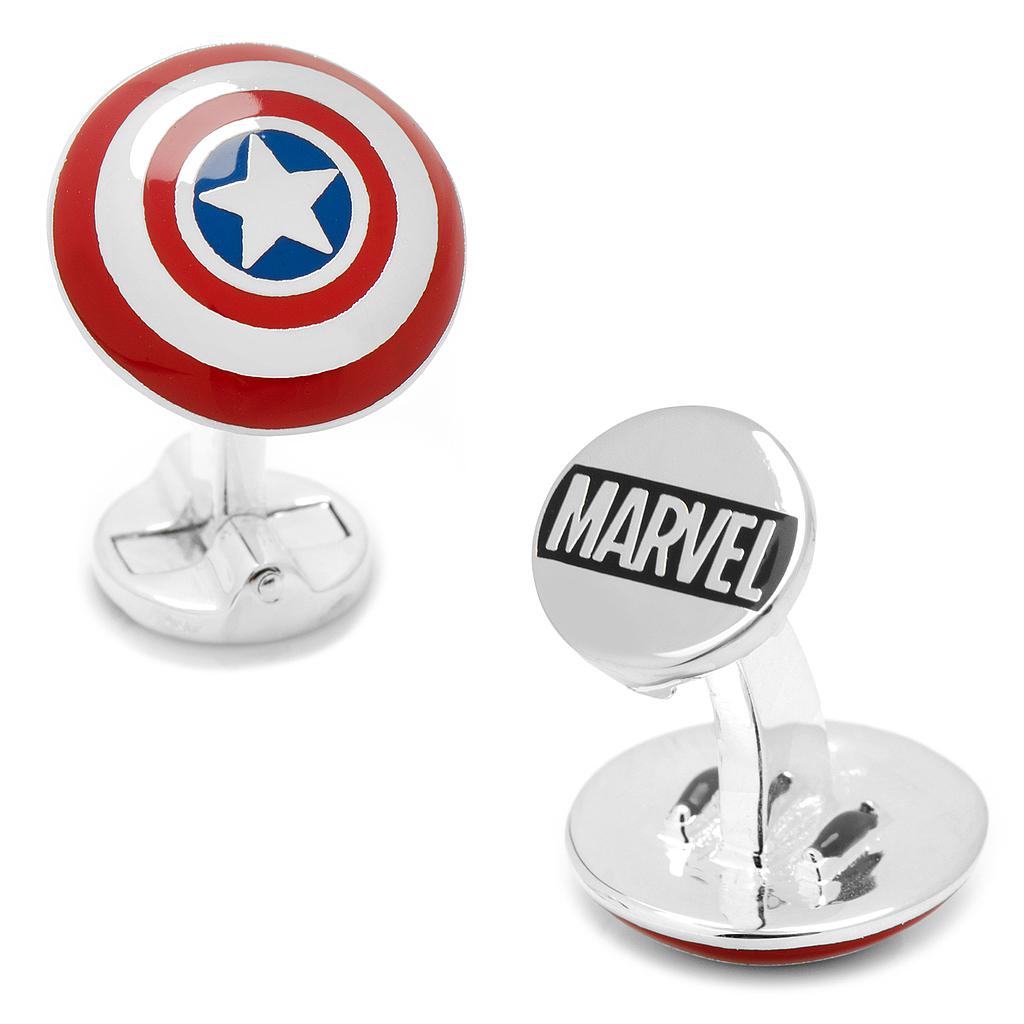 3d Captain America Shield Cufflinks