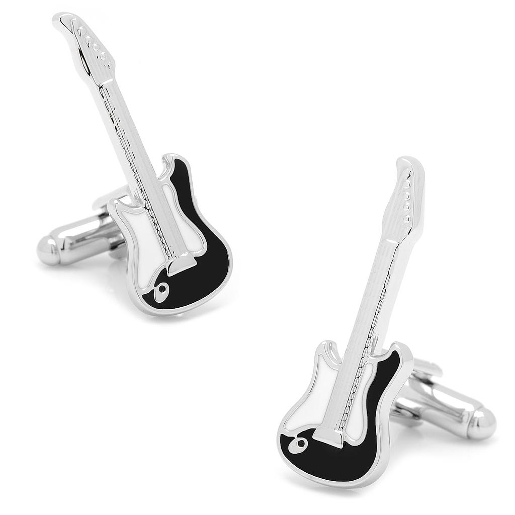 3d Electric Guitar Cufflinks