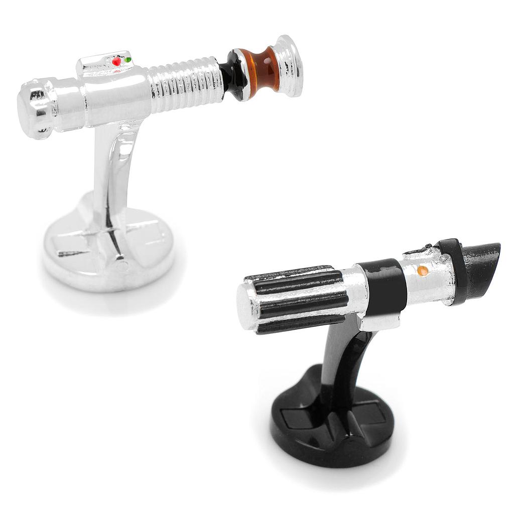 Luke Skywalker Vs. Darth Vader Lightsaber Battle Cufflinks