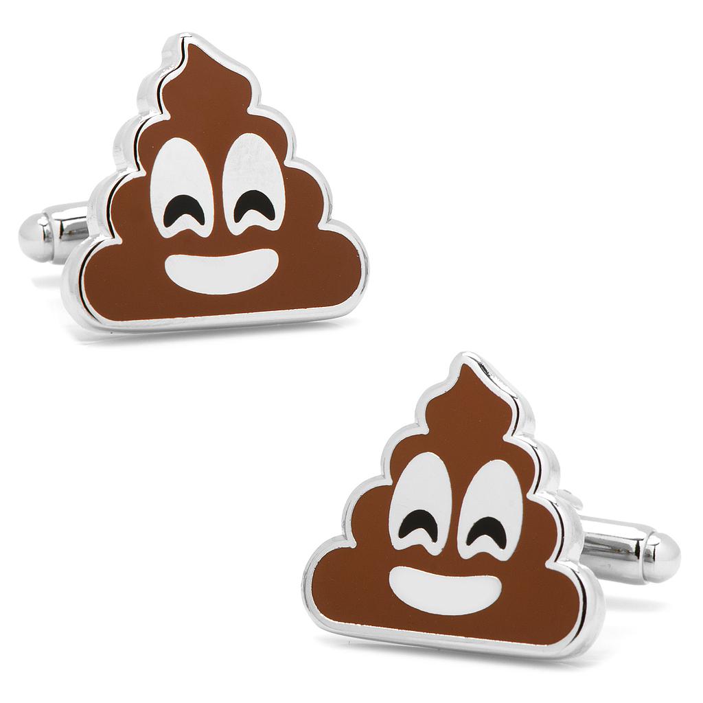 Poo Emoji Cufflinks
