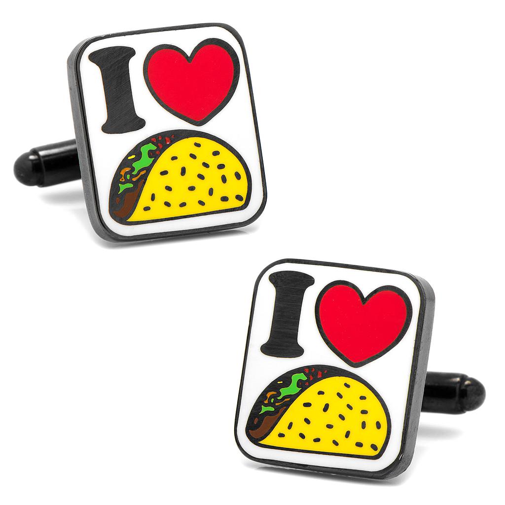 I Love Tacos Cufflinks