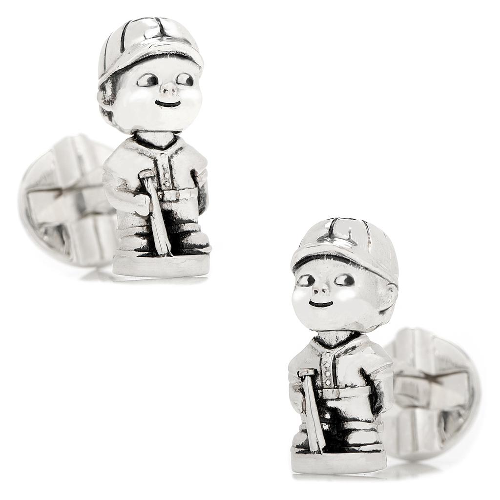 Baseball Bobblehead Cufflinks