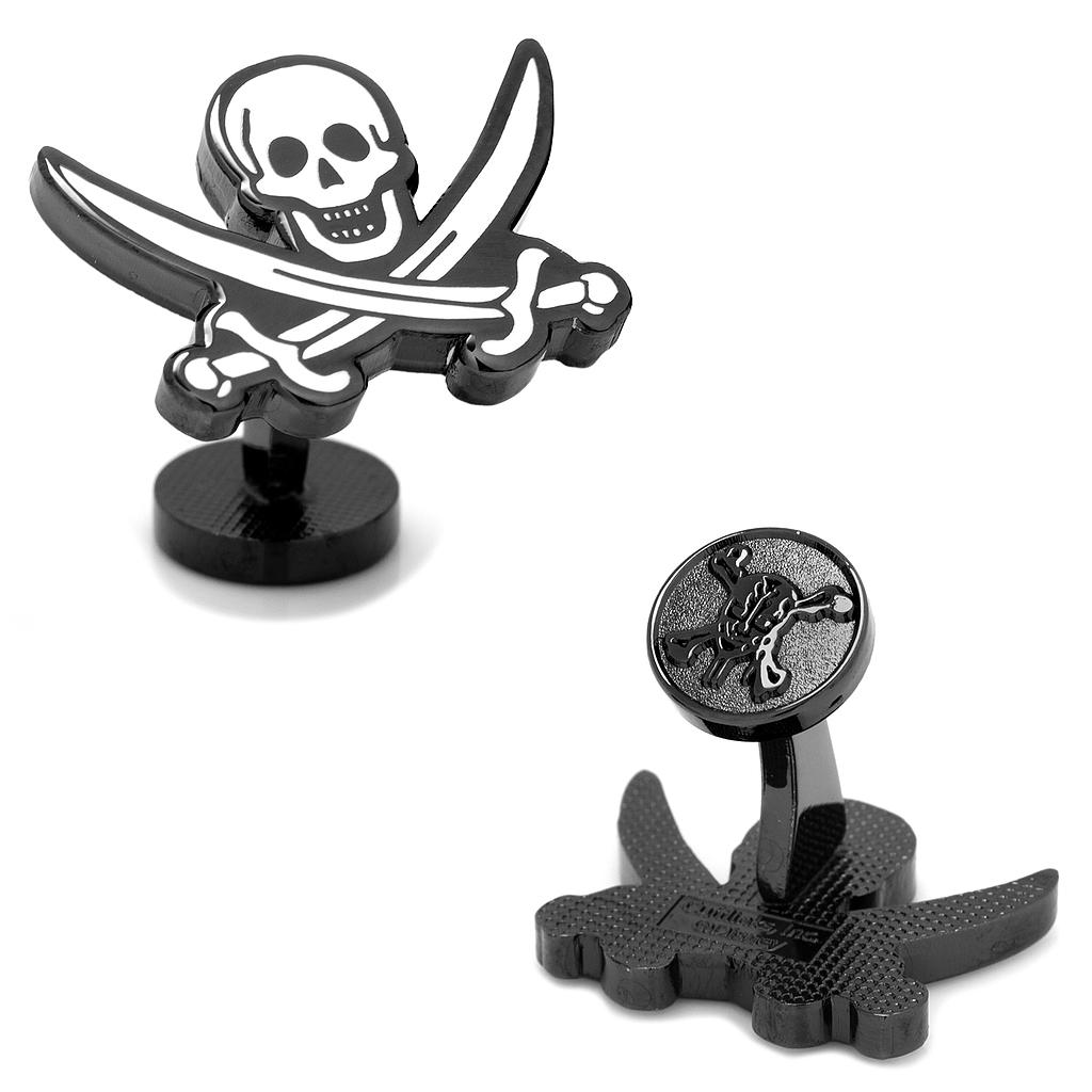 Black Pearl Flag Cufflinks