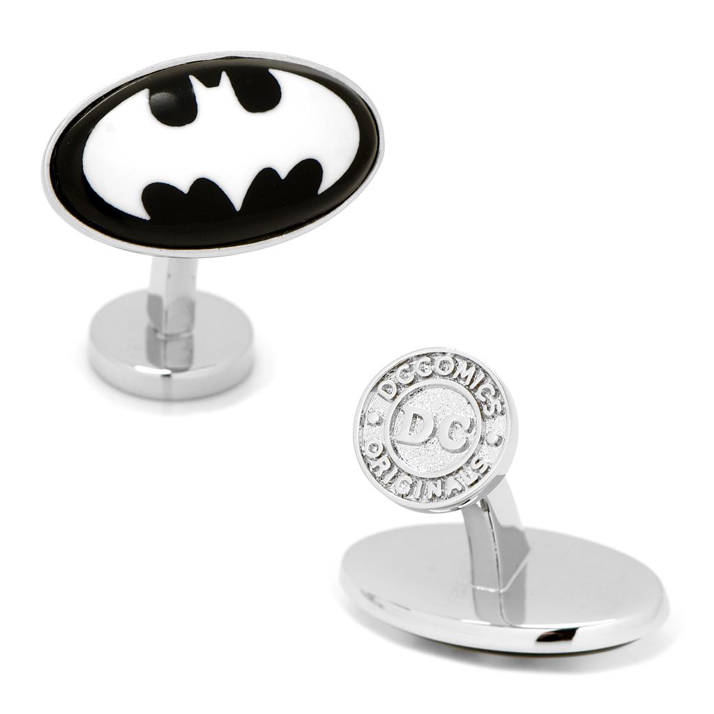 Batman Etched Onyx Cufflinks