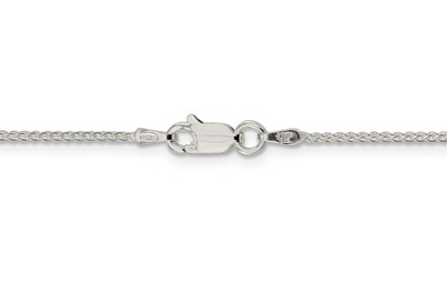 Sterling Silver 1.25mm Round Spiga Chain 20"