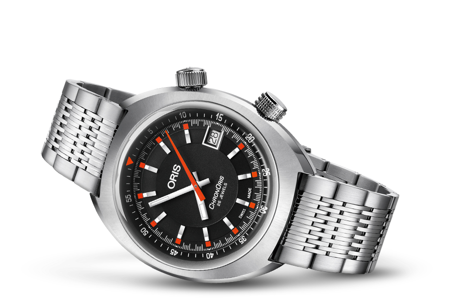 Oris Chronoris Date Black Dial On Bracelet