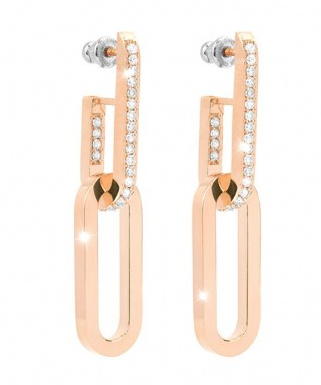 Stockholm Oval Dangle Crystal Set Earrings