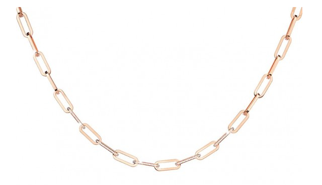 Stockholm Oval Link Crystal Set Necklace