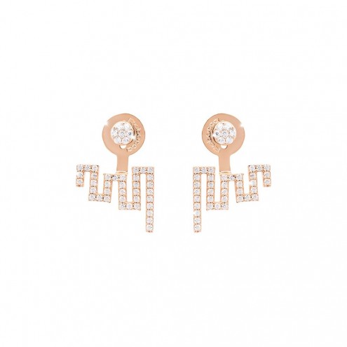Dubai Earrings With Crystals