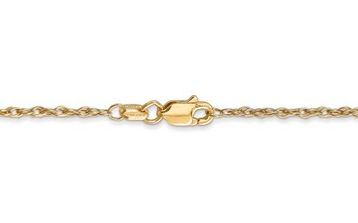 14k 1.3mm Heavy-Baby Rope Chain