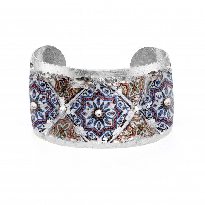 Pompeii Cuff - 1.5" Silver