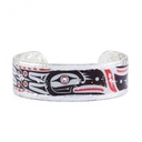 Inuit Tribal Art Cuff - Skinny