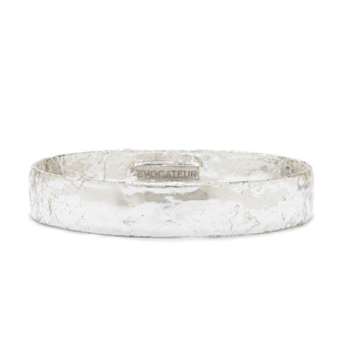 Sterling Silver Leaf Bangle