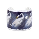 Snowy Egret Cuff