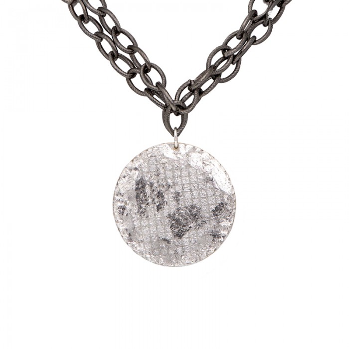 Copenhagen Disc Pendant Silver