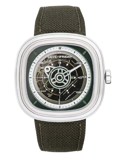 Sevenfriday Green & Steel