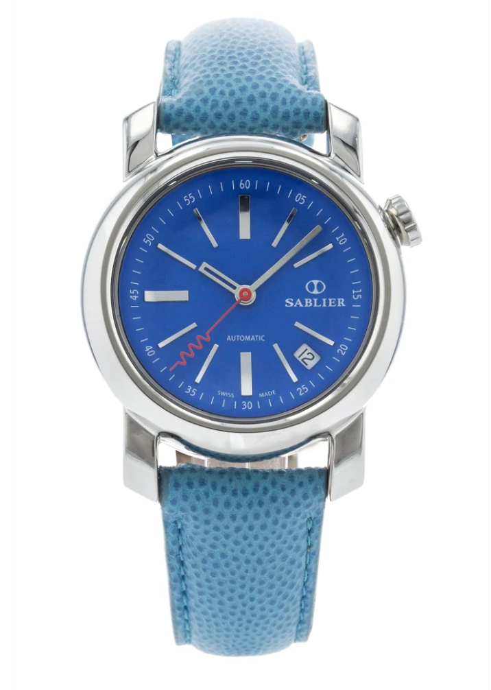 Sablier Grand Cru Wristwatch With Corkscrew Seconds Hand